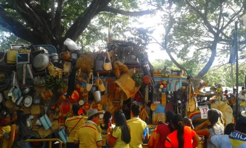 Fiesta tradicional en el Huila