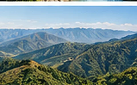Montañas y valle