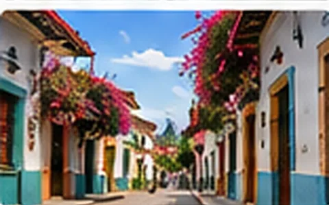 Calle de estilo colonial