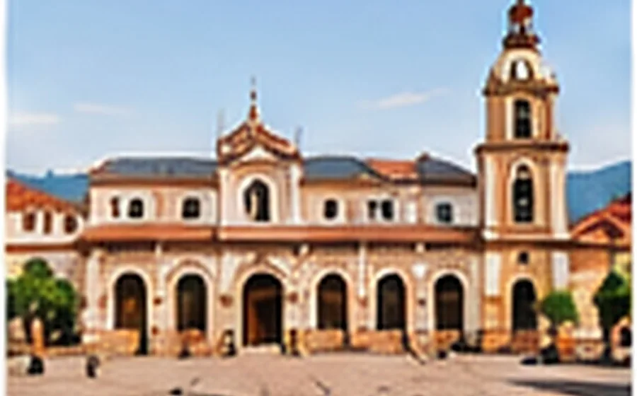 Plaza con iglesia