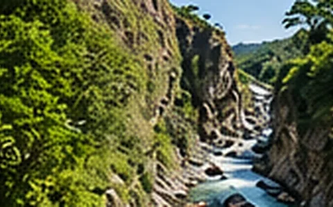 Sendero junto a un río